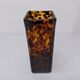 Amber Murano glass vase