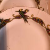 Set of 6 dessert plates in German porcelain