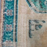 Turkish oushak rug 155x89 cm vintage carpet