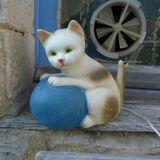 Lampe de chevet enfant Vintage Allemagne  chat avec balle