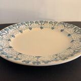 8 old blue blue longwy flat plates 1900 priming model