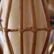 Vintage rattan pendant light, 1960s