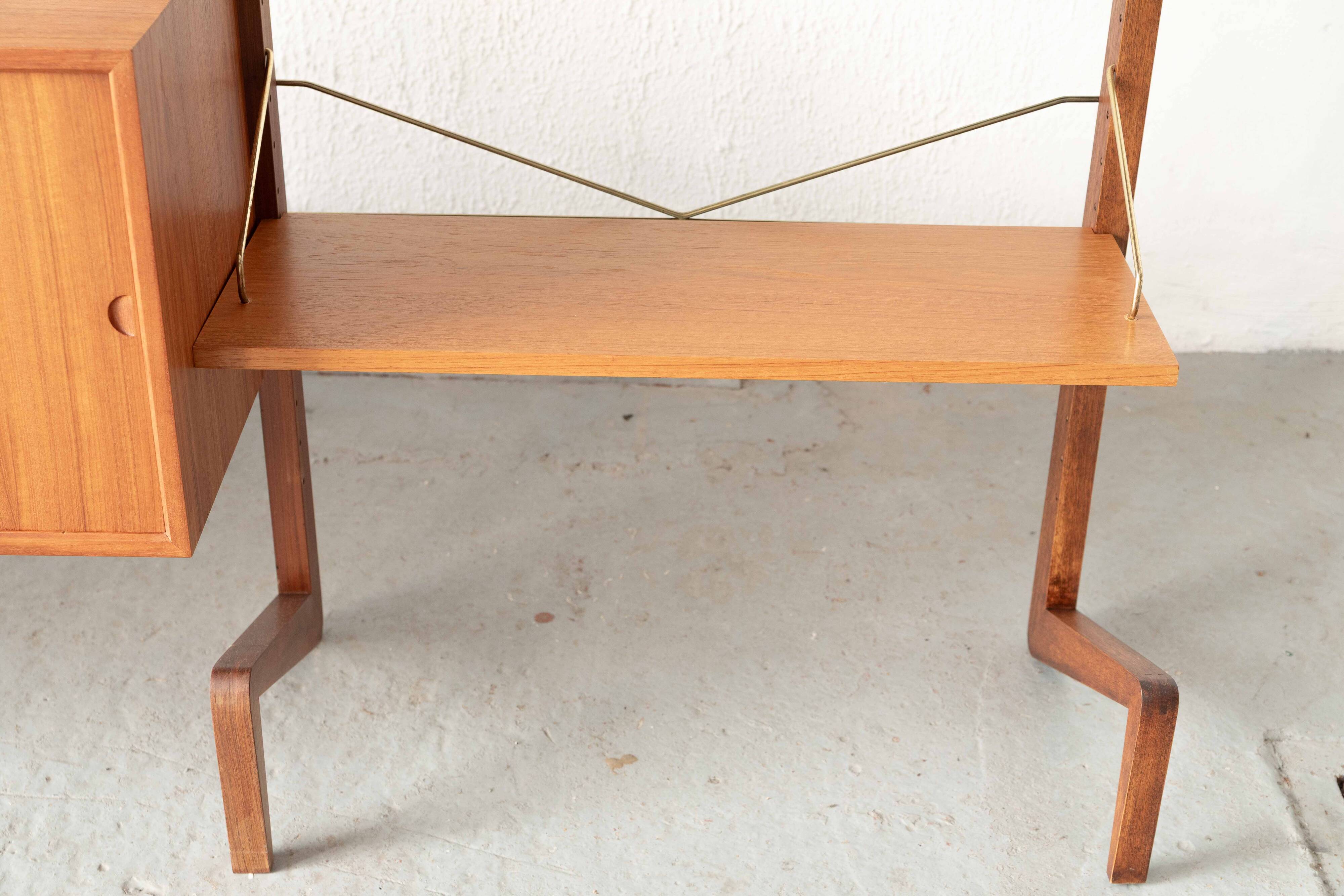 Freestanding wall unit by P. Cadovius, Denmark, 1960's