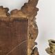 Miroir en bois sculpté et doré