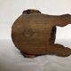 Carved wood inkwell Swiss dog