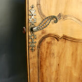 4 Vantaux Screen In Merisier Style Louis XV double-sided