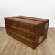 Old wooden transport trunk