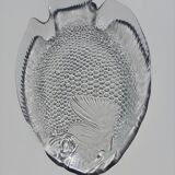 Vintage fish set, Arcoroc France (9 pieces)