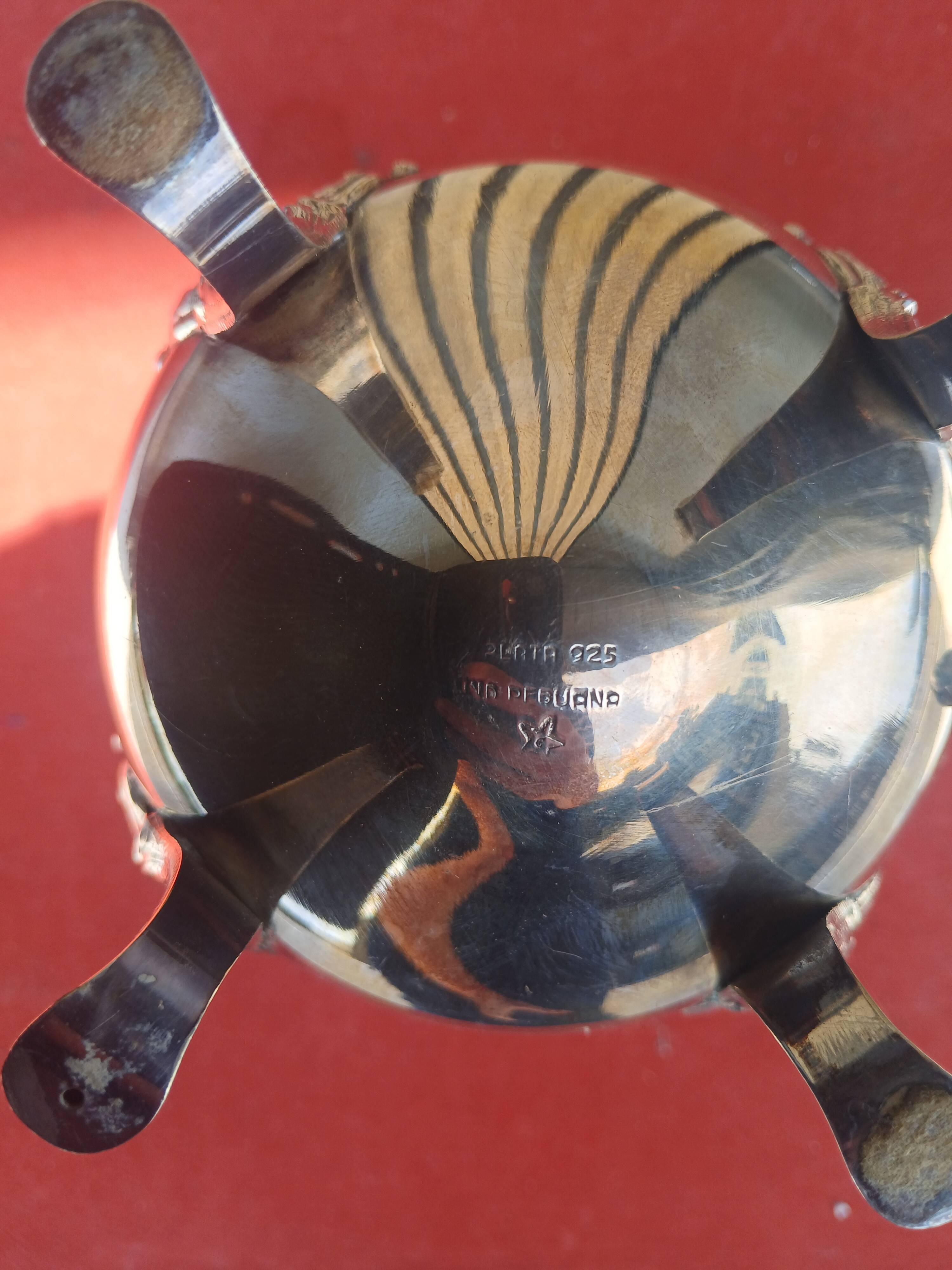 Silver coffee and tea service