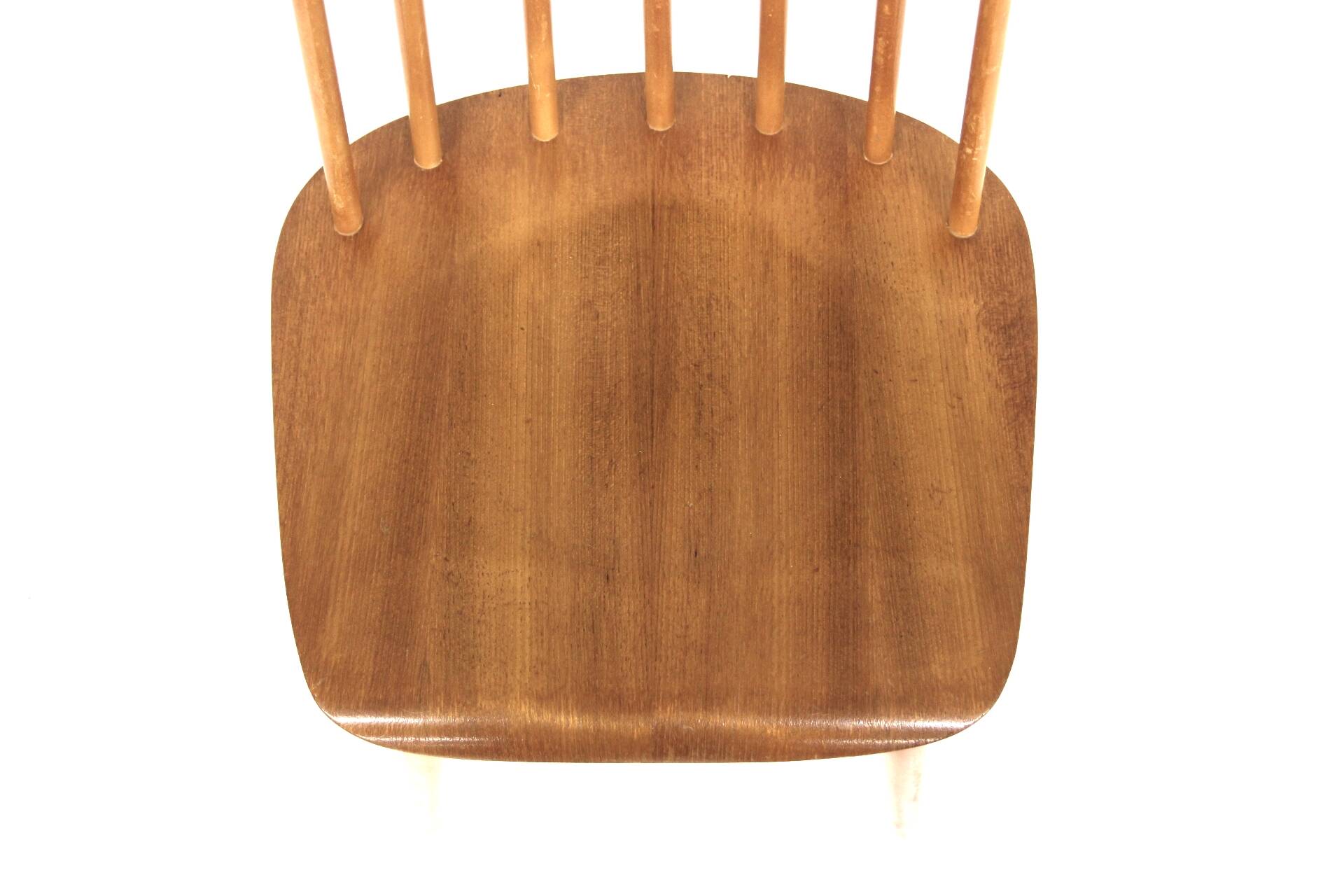 Scandinavian "pinnstol" Fanett chair by Ilmari Tapiovaara, Sweden, 1960