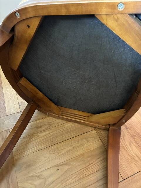 Cherry chair and fabric
