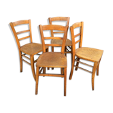 4 chaises bistrot vintage 1960s
