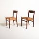Pair of Scandinavian teak chairs, 1960s