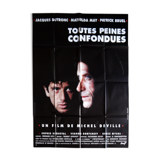 Original movie poster "All punishments combined" Dutronc, Bruel
