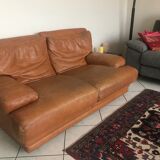 Roche-Bobois leather sofa