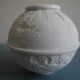 old Limoges Deshoulières porcelain tealight holder
