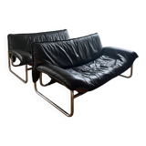 set of two Borkum 2-seater sofas by Johan Bertil Hästström for IKEA