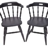 Set of 8 "Cabriolet" bistro chairs
