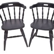 Set of 8 "Cabriolet" bistro chairs