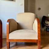Paire de fauteuils club
