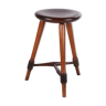 Very Old Oak Elegant stool 1920s with a beautiful patina.