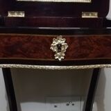 Travailleuse ou table à ouvrage en marqueterie d'époque Napoléon III