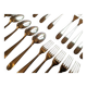 CHRISTOFLE silver-plated metal cutlery set, Printania model