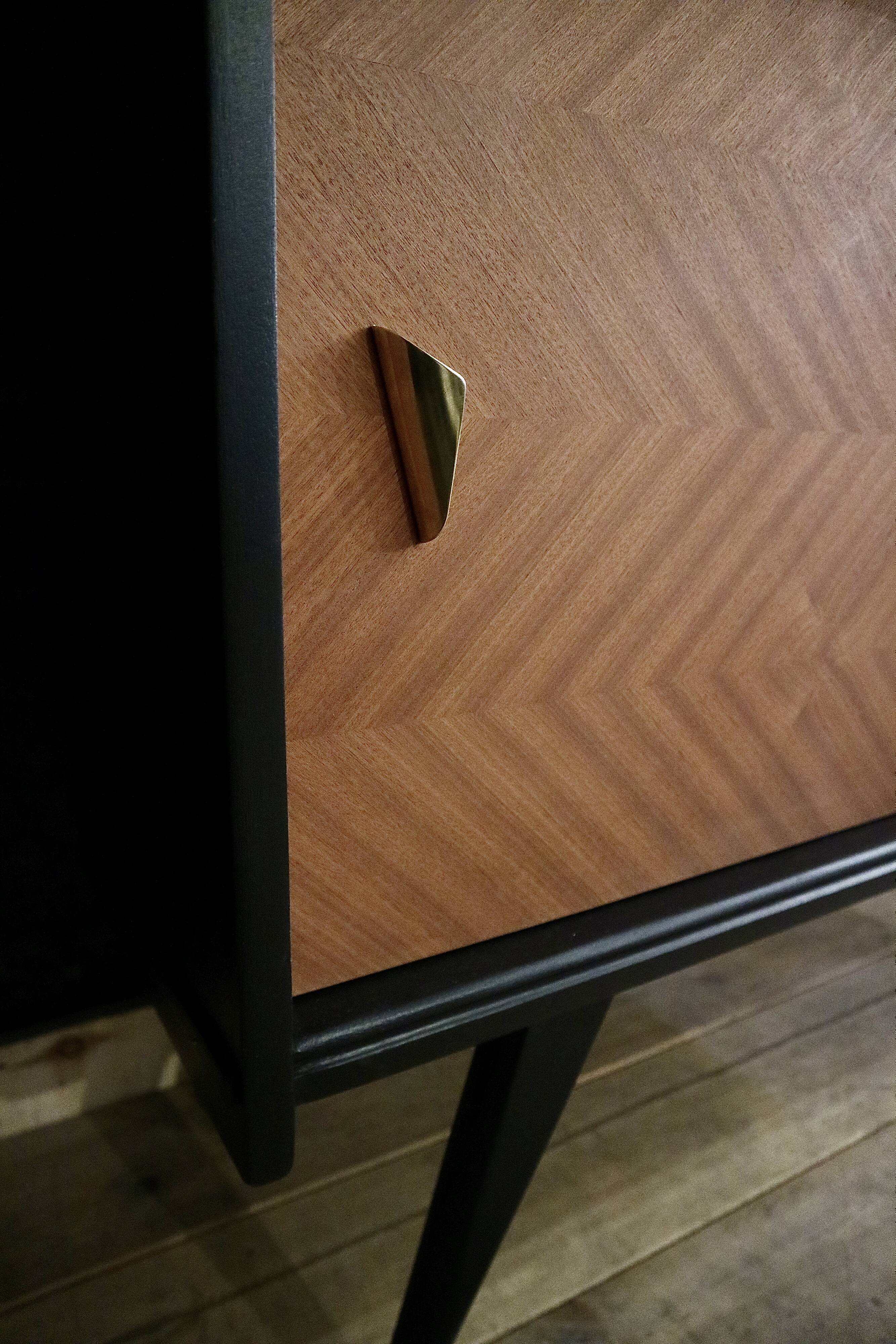 Restored vintage showcase buffet