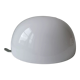 Half-globe opaline ceiling lamp