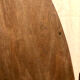 Old large psychic mirror on wooden stand
