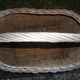 Wicker racing basket with old handle