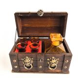 Cofre licorera francés Mid Century