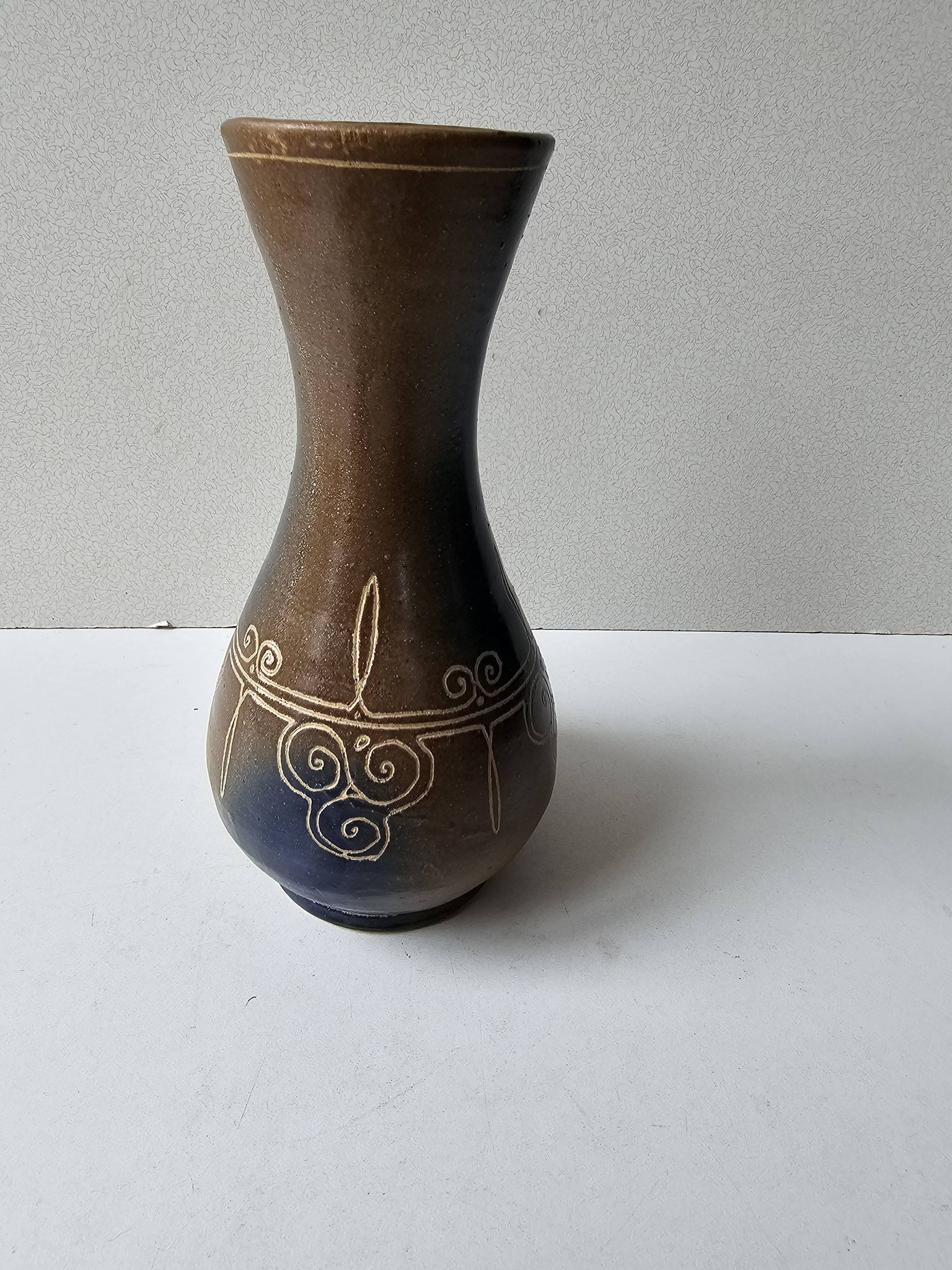 Brittany ceramic vase - Signed Roscoff Height 18cm