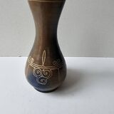 Brittany ceramic vase - Signed Roscoff Height 18cm