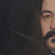 Old pastel portrait