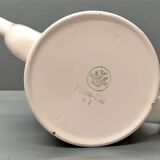 Old teapot Salam tea Villeroy & Boch porcelain and metal ~ 50s