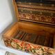 Painted wooden wedding box, early 20th century