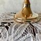 Candle holder chandelier gold 3 lights mayell ep on zinc england