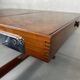 Art deco Besway rack / table (convertible) – burr wood