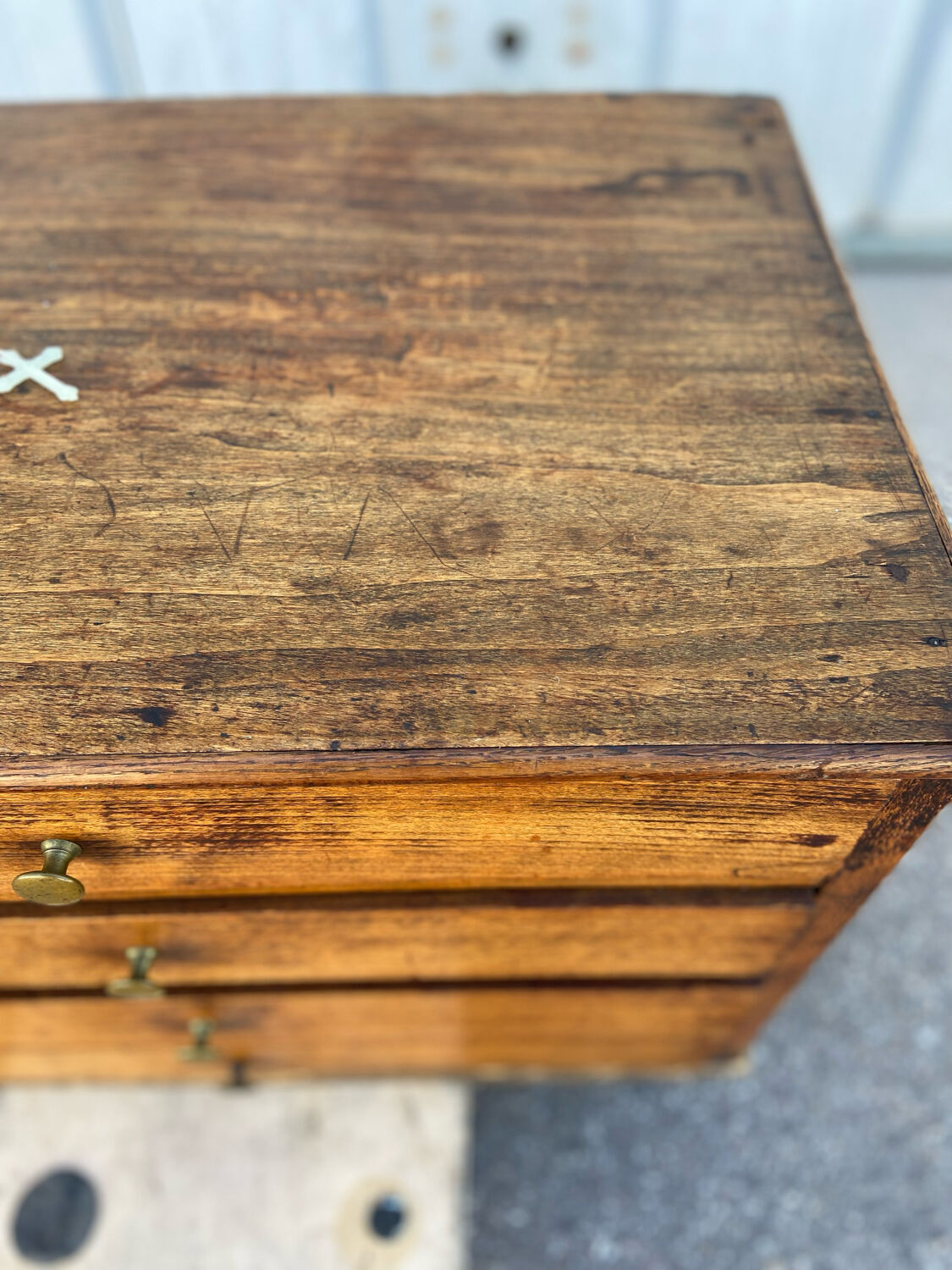Antique storage cabinet