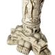 Chinese carved pedestal in faux ivory