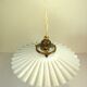 Suspension and rosette in opaline and porcelain