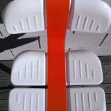 Pair of chairs high metal Mirima