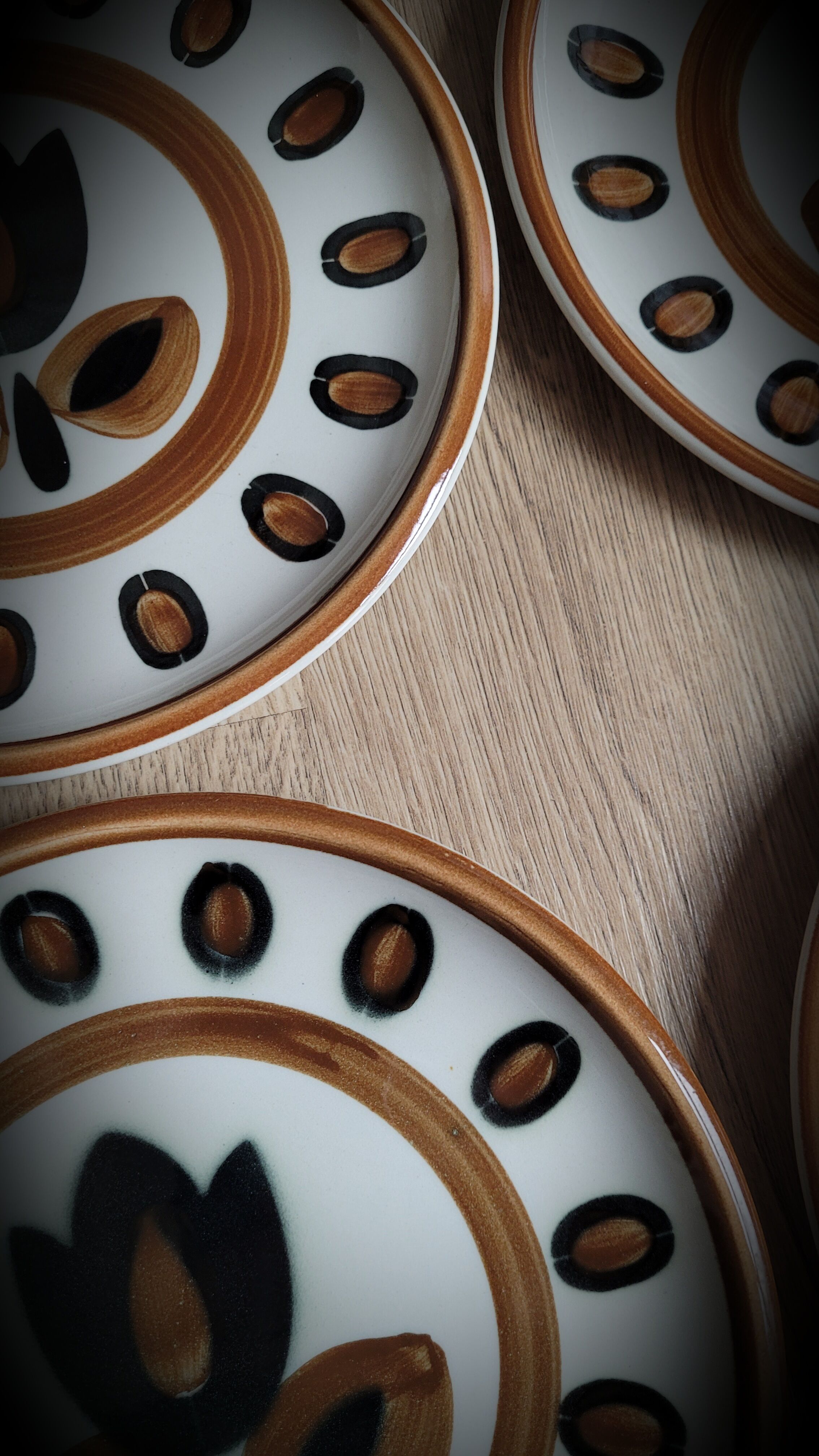 Set 6 Kimono plates