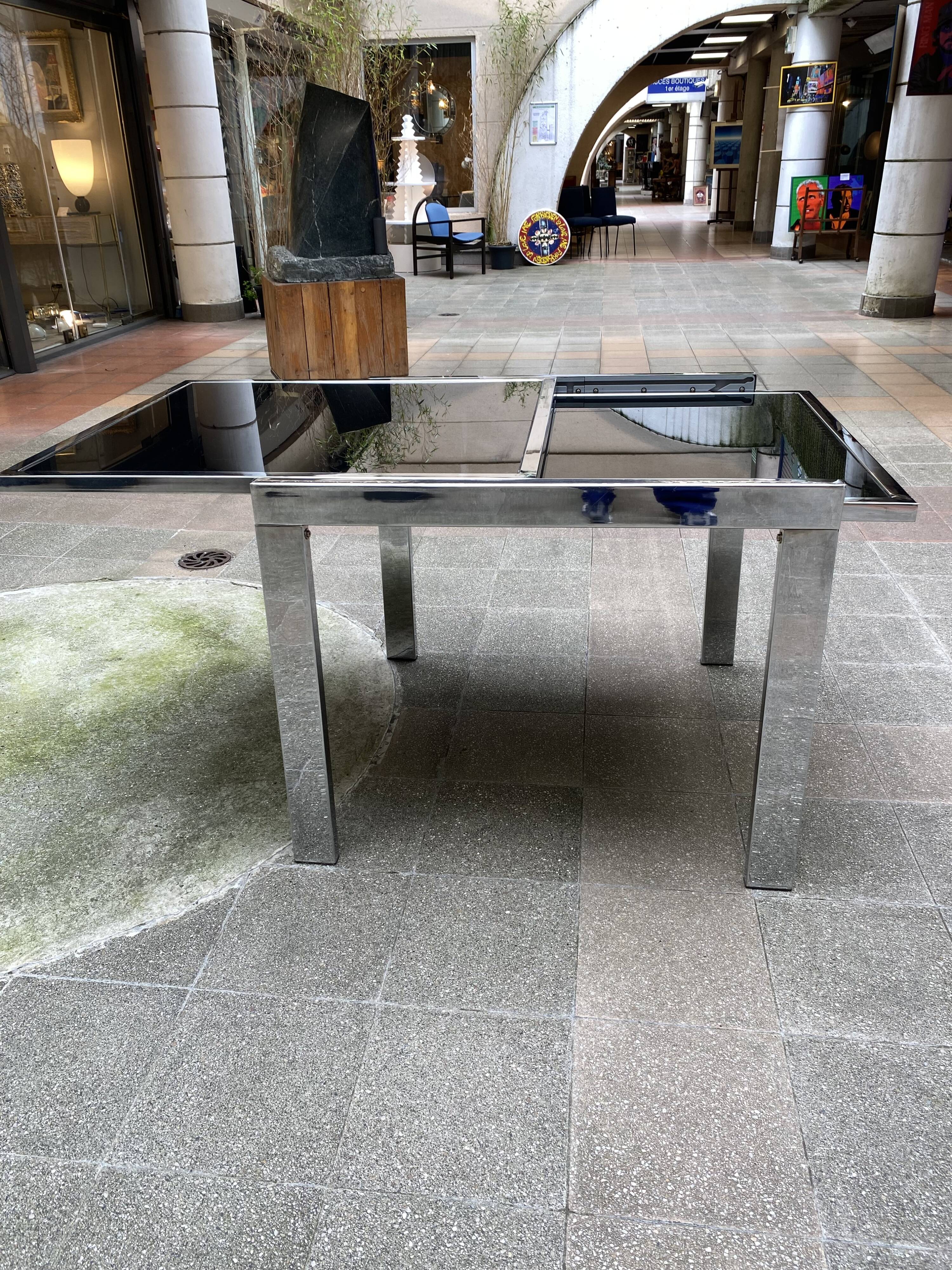 Table "La Métal" - Edition D Milano - 70s