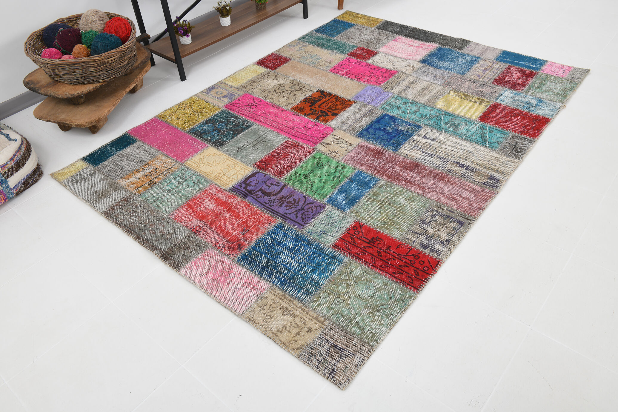 5x8 handmade antique turkish rug173 x241cm