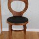 6 baumann seagull chairs dark beech black skai
