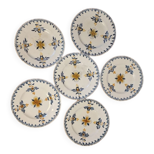 Assiettes plates de la Faïencerie