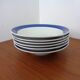 Swedish Stoneware Koka Soup Plates by Hertha Bengtson for Rörstrand, 1960s, Set of 6