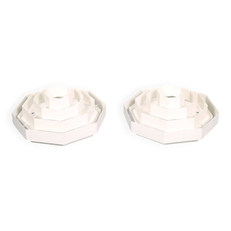 Set of 2: Spectral SPOP3 Octaform Ceiling Lamp Wall Lamp Midcentury Modern
